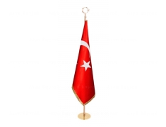 Türk Makam Bayrağı Sarı Kaplama