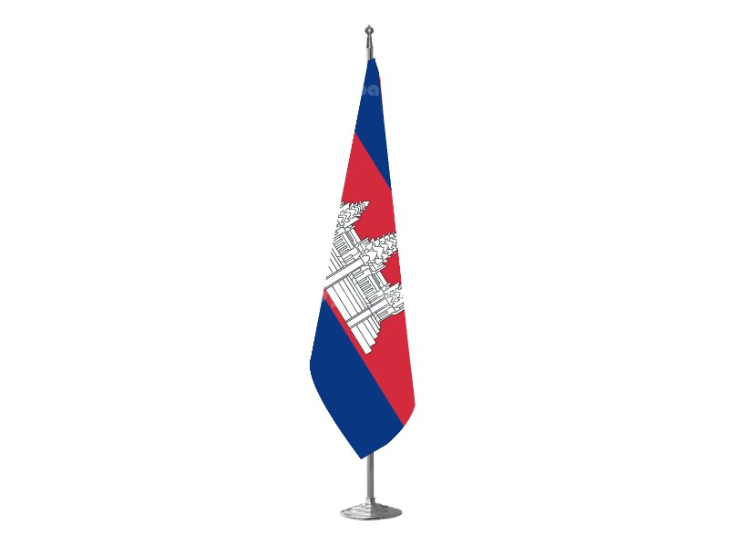 Kamboçya Makam Bayrağı