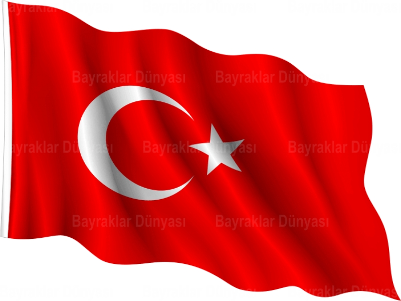 Türk Bayrak 70x105cm Alpaka Kumaş